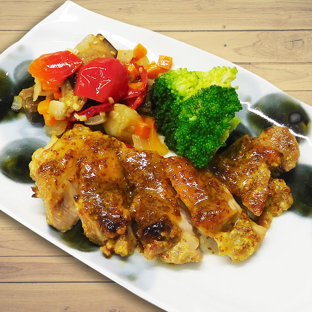 鶏もも肉のハニーマスタード焼き(1人前)