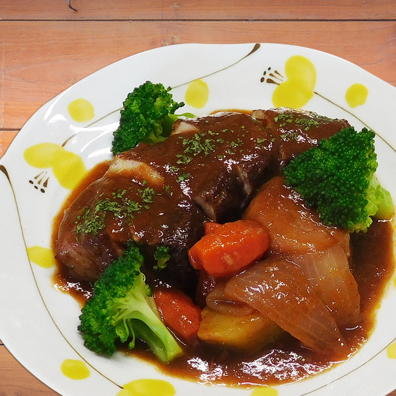 豚バラ肉の柔らか赤ワイン煮込み(1人前)